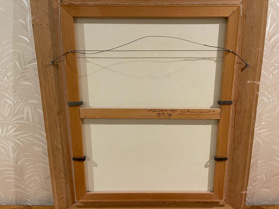 Original Jim Lewis Ocean Seascape Painting Framed 24 X 30 [Photo 11]