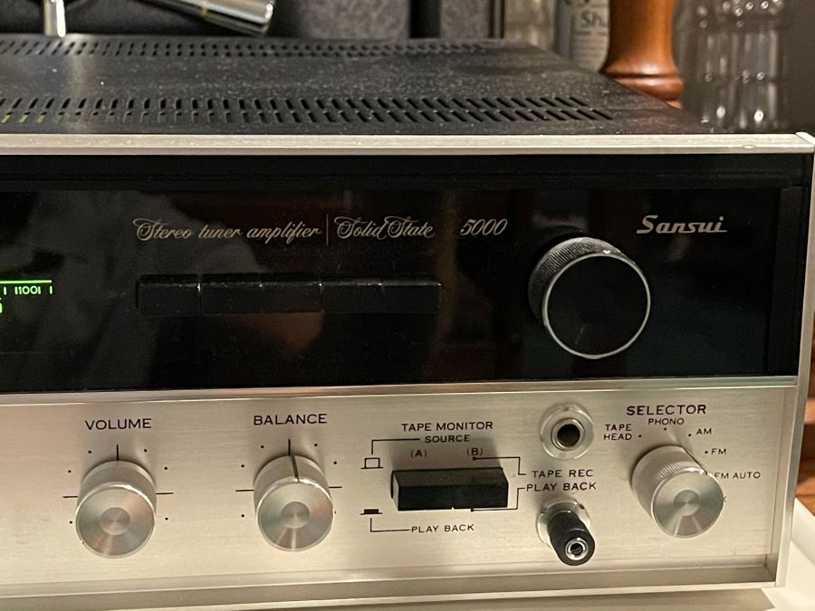Vintage Sansui 5000 Solid State AM/FM MPX Stereo Tuner Amplifier Tokyo, Japan [Photo 4]