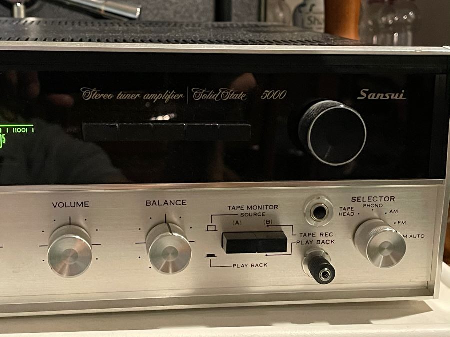 Vintage Sansui 5000 Solid State AM/FM MPX Stereo Tuner Amplifier Tokyo, Japan [Photo 5]