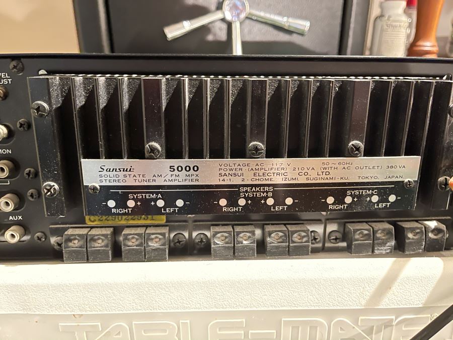 Vintage Sansui 5000 Solid State AM/FM MPX Stereo Tuner Amplifier Tokyo, Japan [Photo 11]