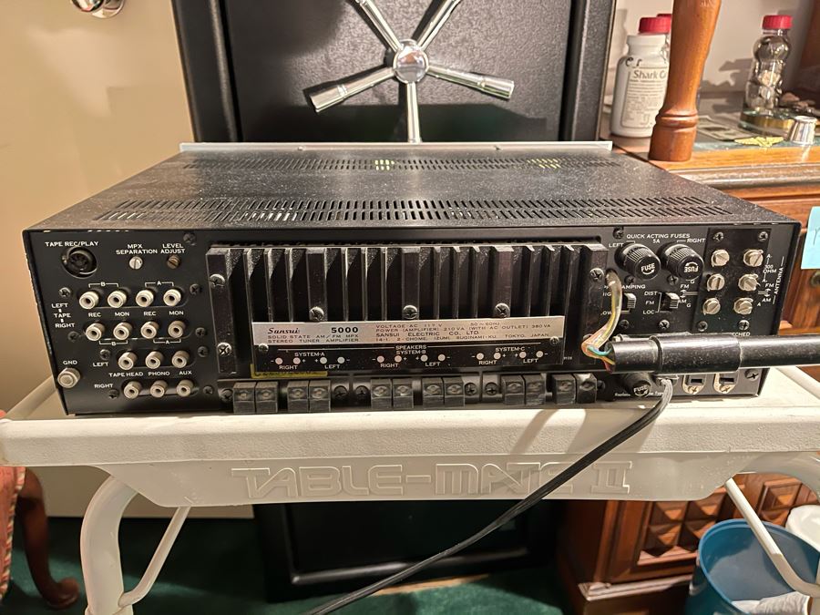 Vintage Sansui 5000 Solid State AM/FM MPX Stereo Tuner Amplifier Tokyo, Japan [Photo 9]