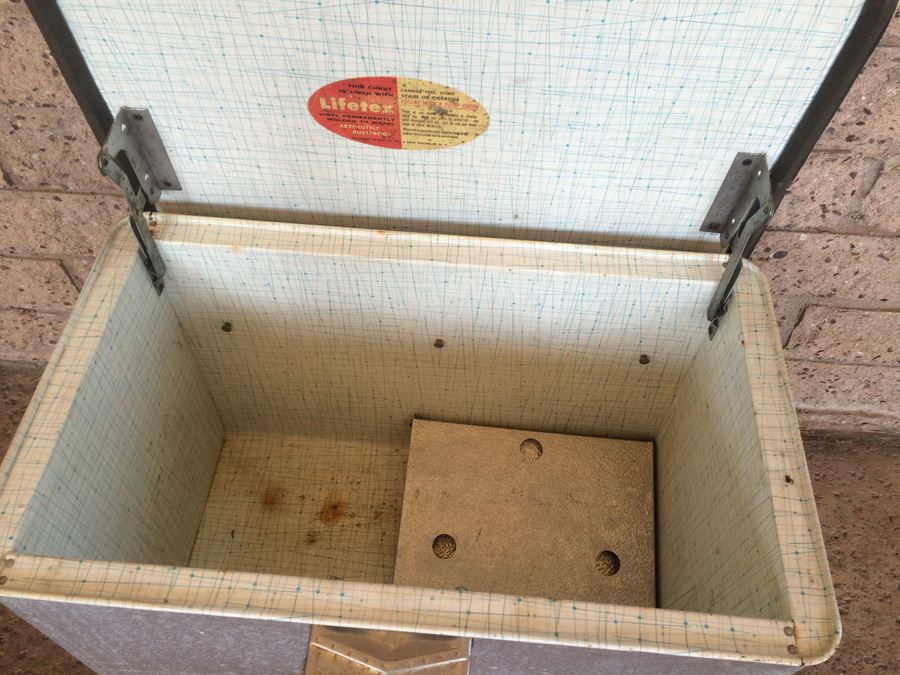 Retro Poloron Thermaster Aluminum Cooler Ice Chest 1950s [Photo 5]