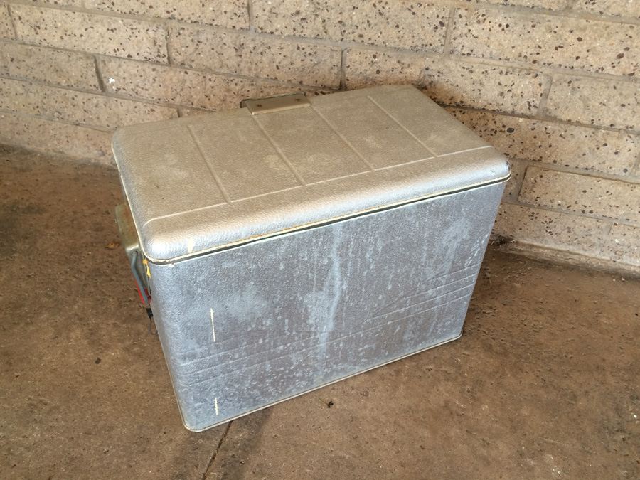 Retro Poloron Thermaster Aluminum Cooler Ice Chest 1950s [Photo 9]