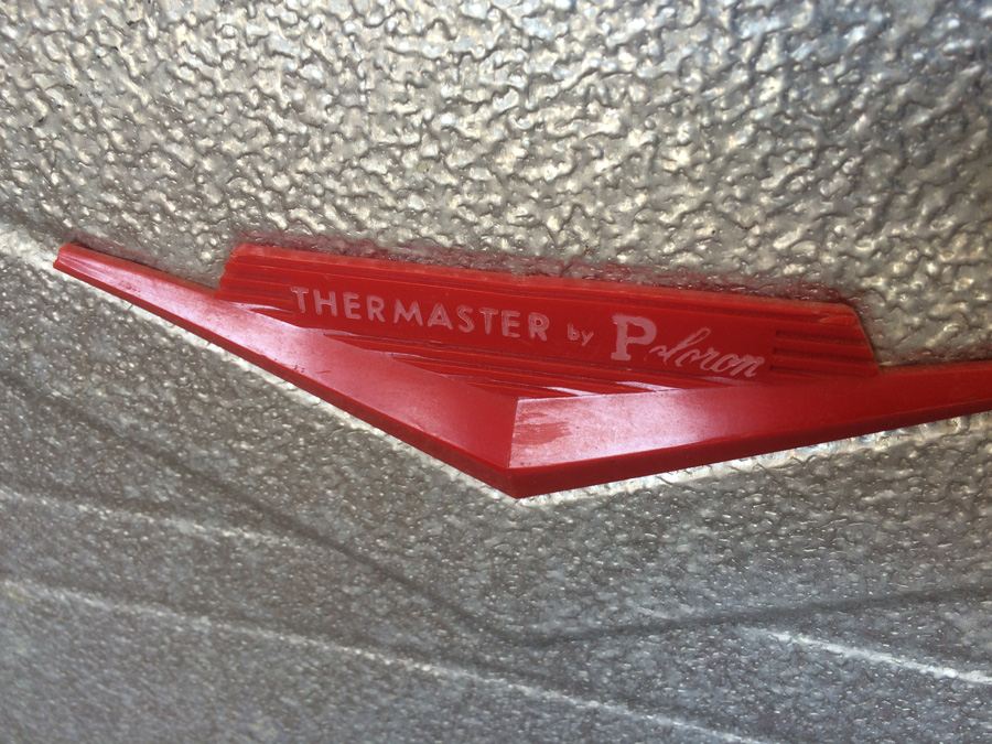 Retro Poloron Thermaster Aluminum Cooler Ice Chest 1950s [Photo 3]