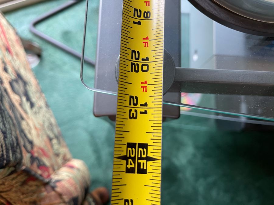 Bell'O Italian Metal And Glass TV Entertainment Stand 45W X 23D X 28H [Photo 10]