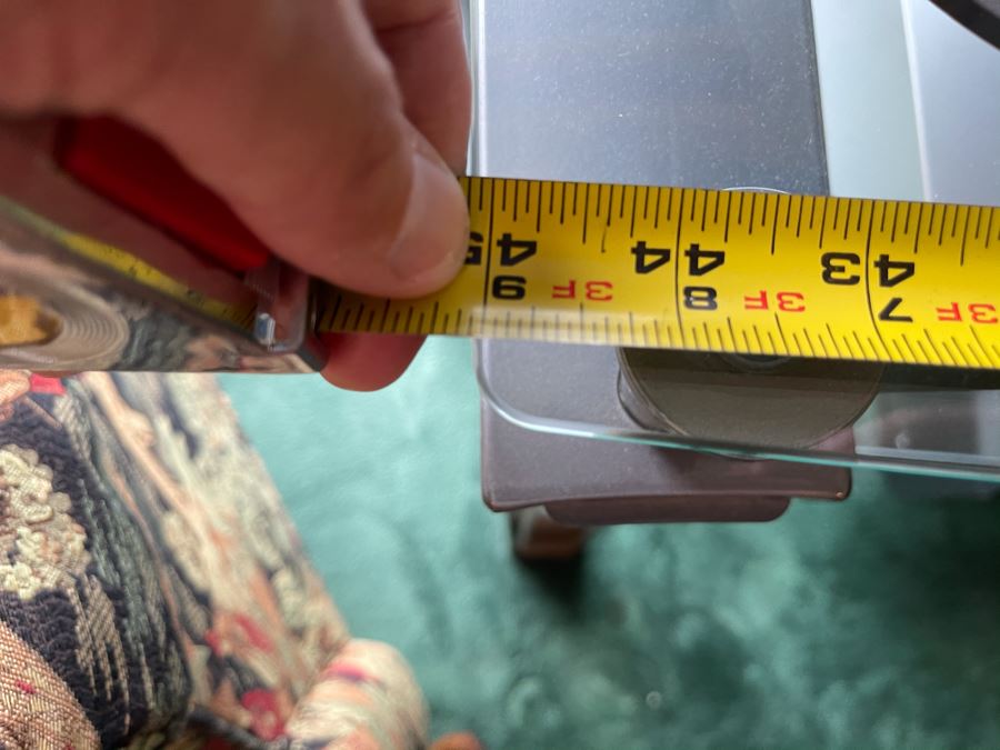 Bell'O Italian Metal And Glass TV Entertainment Stand 45W X 23D X 28H [Photo 9]