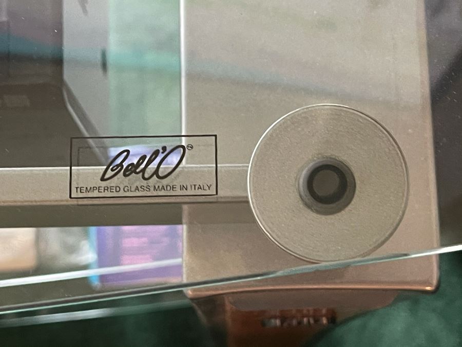 Bell'O Italian Metal And Glass TV Entertainment Stand 45W X 23D X 28H [Photo 5]