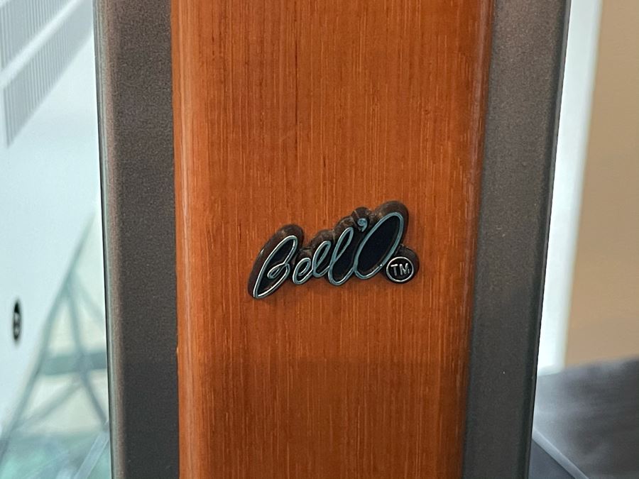 Bell'O Italian Metal And Glass TV Entertainment Stand 45W X 23D X 28H [Photo 3]