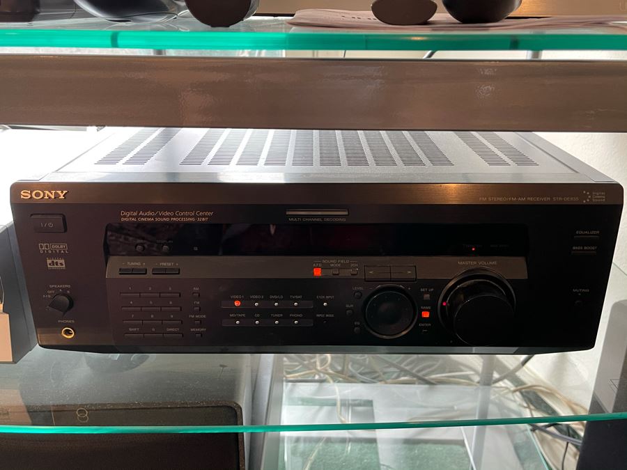SONY Digital Cinema Sound Audio/Video FM-AM Stereo Receiver Model STR-DE835 [Photo 1]