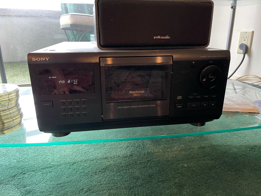 SONY 200 CD Compact Disc Player CDP-CX205