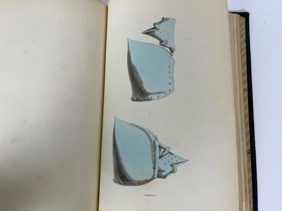 Antique 1847 First Volume Book: Costume Du Moyen Age: D'Apres Les Manuscripts Bruxelles With Color Plates 7 X 11 - See Photos [Photo 24]