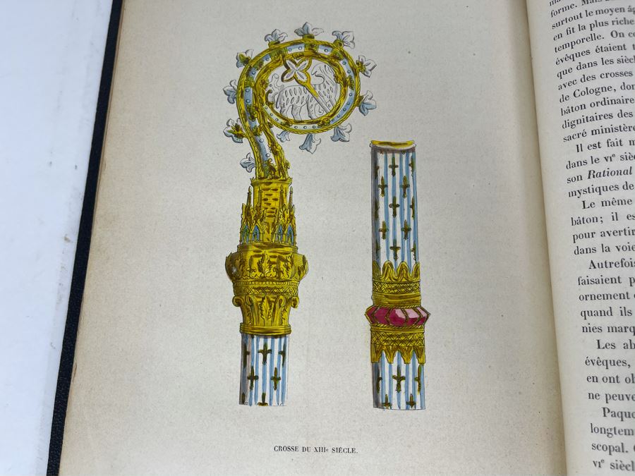 Antique 1847 First Volume Book: Costume Du Moyen Age: D'Apres Les Manuscripts Bruxelles With Color Plates 7 X 11 - See Photos [Photo 33]