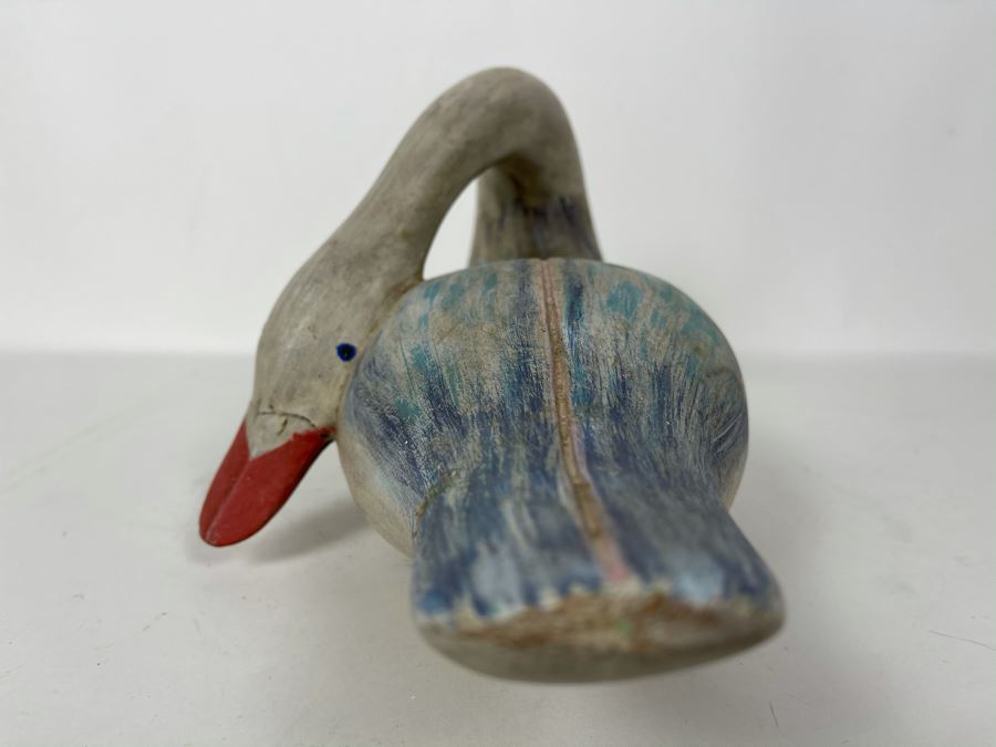Carved Wooden Swan Goose 15W X 6D X 7H [Photo 5]
