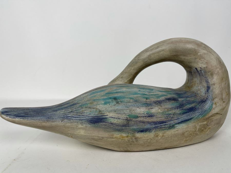 Carved Wooden Swan Goose 15W X 6D X 7H [Photo 4]