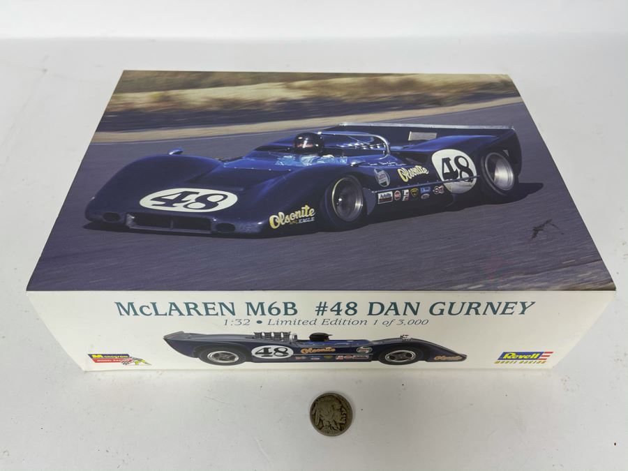 Limited Edition McLaren M6B #48 Dan Gurney Revell Slot Car 1 Of 3,000 With Box [Photo 9]