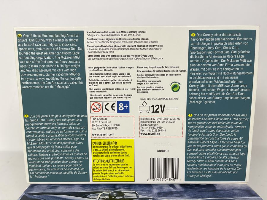 Limited Edition McLaren M6B #48 Dan Gurney Revell Slot Car 1 Of 3,000 With Box [Photo 8]