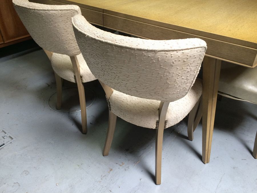 Rway R-Way Retro Mid Century Dining Table with 6 Chairs and 2 Hidden Leaves [Photo 8]