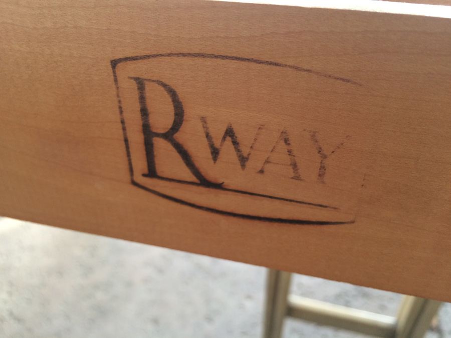 Rway R-Way Retro Mid Century Dining Table with 6 Chairs and 2 Hidden Leaves [Photo 24]