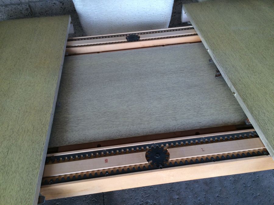 Rway R-Way Retro Mid Century Dining Table with 6 Chairs and 2 Hidden Leaves [Photo 21]