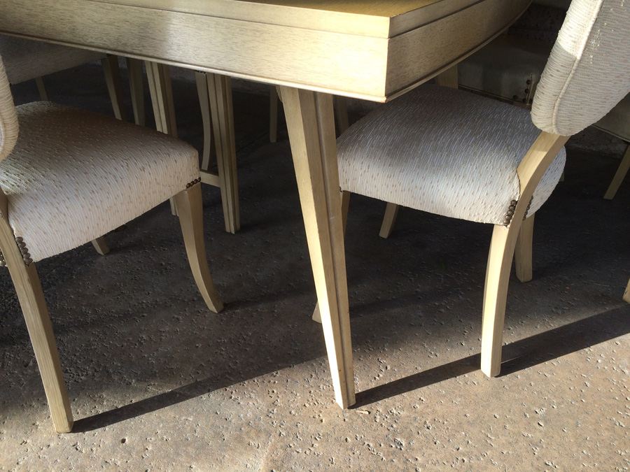 Rway R-Way Retro Mid Century Dining Table with 6 Chairs and 2 Hidden Leaves [Photo 14]