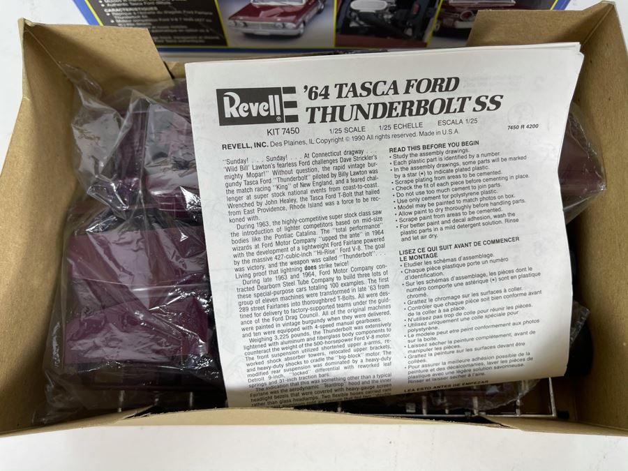 Revell Hot Rod Tasca Ford Thunderbolt Car Model Kit 1990 [Photo 8]