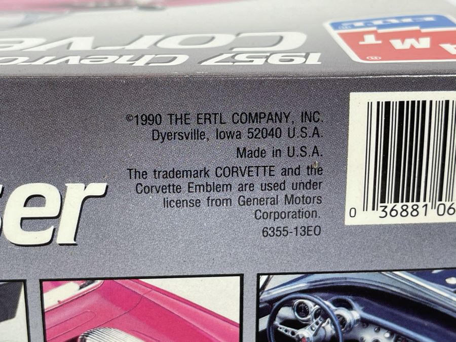 AMT Ertl 1957 Chevrolet Corvette Gasser Car Model Kit 1990 [Photo 5]