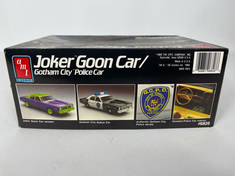 AMT ERTL Joker Goon Car / Gotham City Police Car From Batman Model Kit 1989 [Photo 4]