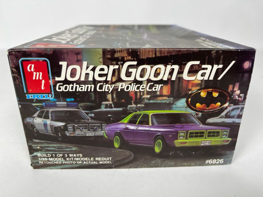 AMT ERTL Joker Goon Car / Gotham City Police Car From Batman Model Kit 1989 [Photo 6]