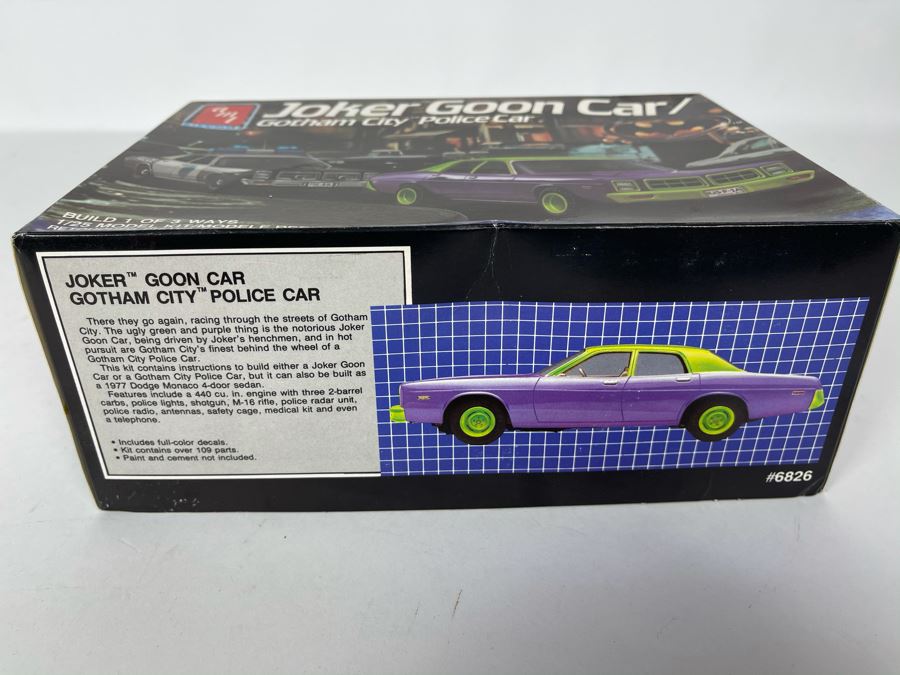 AMT ERTL Joker Goon Car / Gotham City Police Car From Batman Model Kit 1989 [Photo 2]