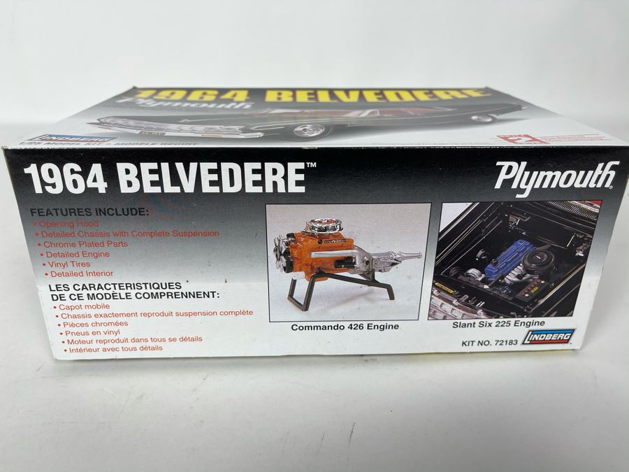 Lindberg 1964 Plymouth Belvedere Car Model Kit 1988 [Photo 2]