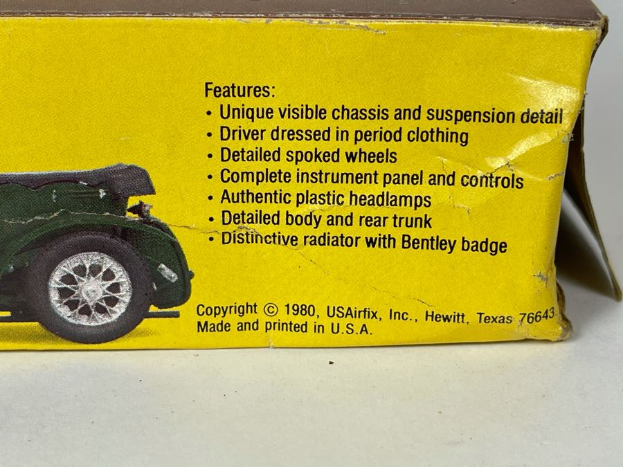 US AirFix 1930 Bentley Car Model Kit 1980 [Photo 5]