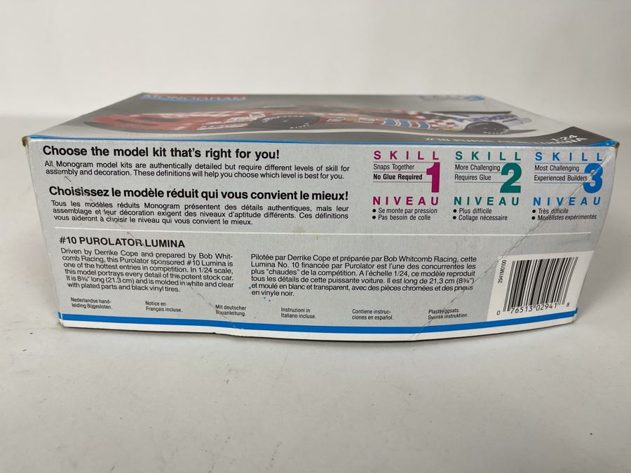 Monogram #10 Purolator Lumina Car Model Kit 1991 [Photo 2]