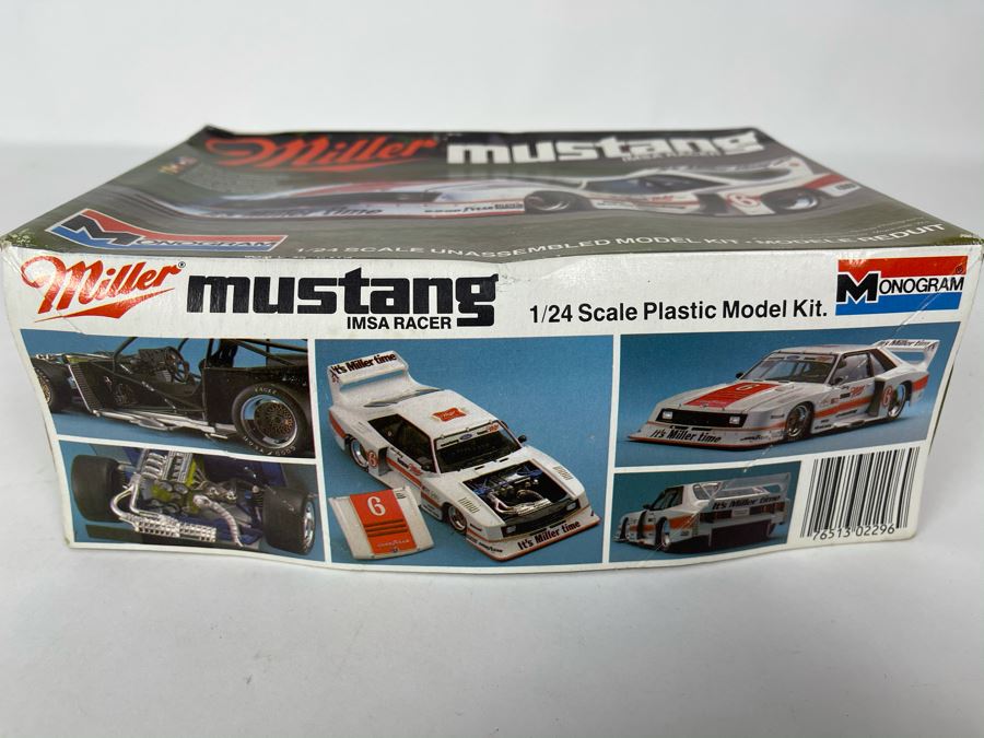 Monogram Miller Mustang IMSA Racer Car Model Kit 1982