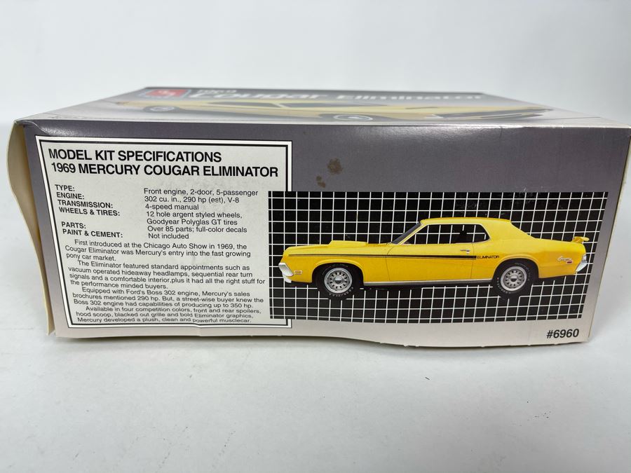 AMT Ertl 1969 Cougar Eliminator Car Model Kit 1991 [Photo 2]