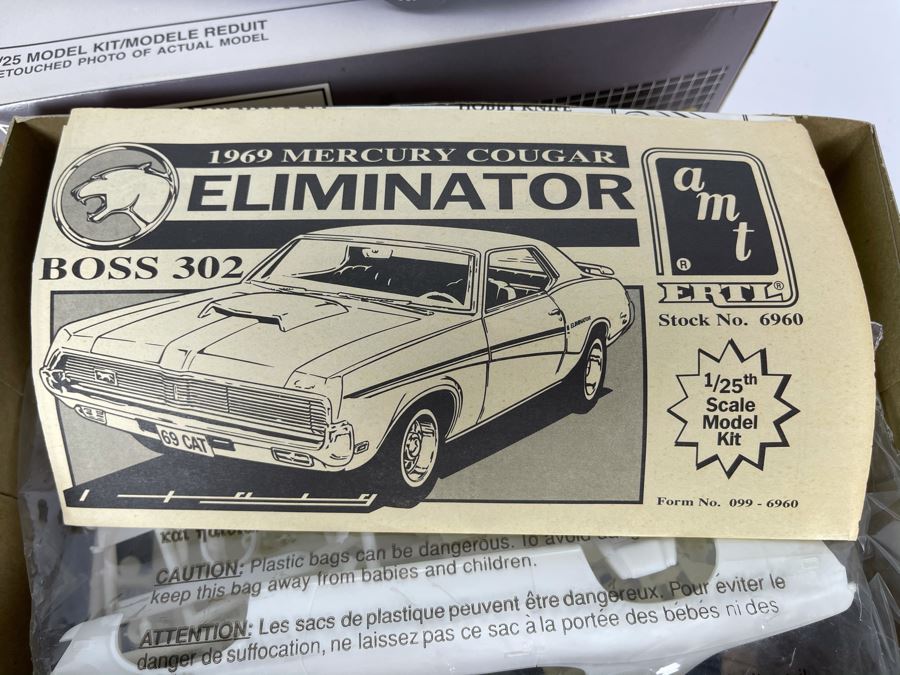 AMT Ertl 1969 Cougar Eliminator Car Model Kit 1991