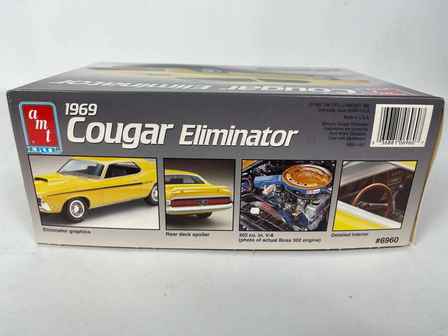AMT Ertl 1969 Cougar Eliminator Car Model Kit 1991 [Photo 4]