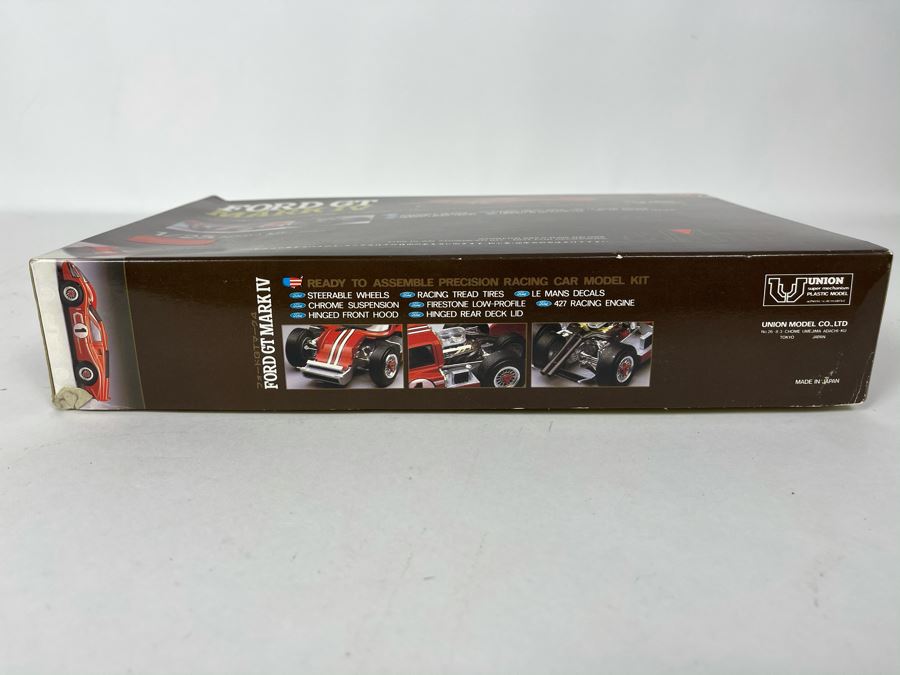 Japanese Union Model Co The Memorial Collections Ford GT Mark IV Car Model Kit [Photo 4]
