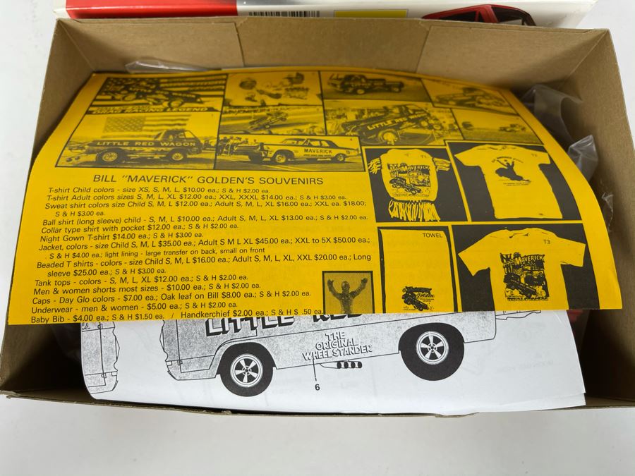 Lindberg Little Red Wagon Car Model Kit 1993 [Photo 6]