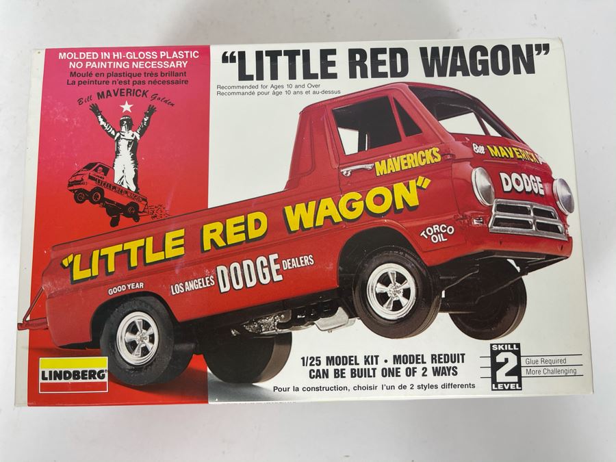Lindberg Little Red Wagon Car Model Kit 1993 [Photo 1]
