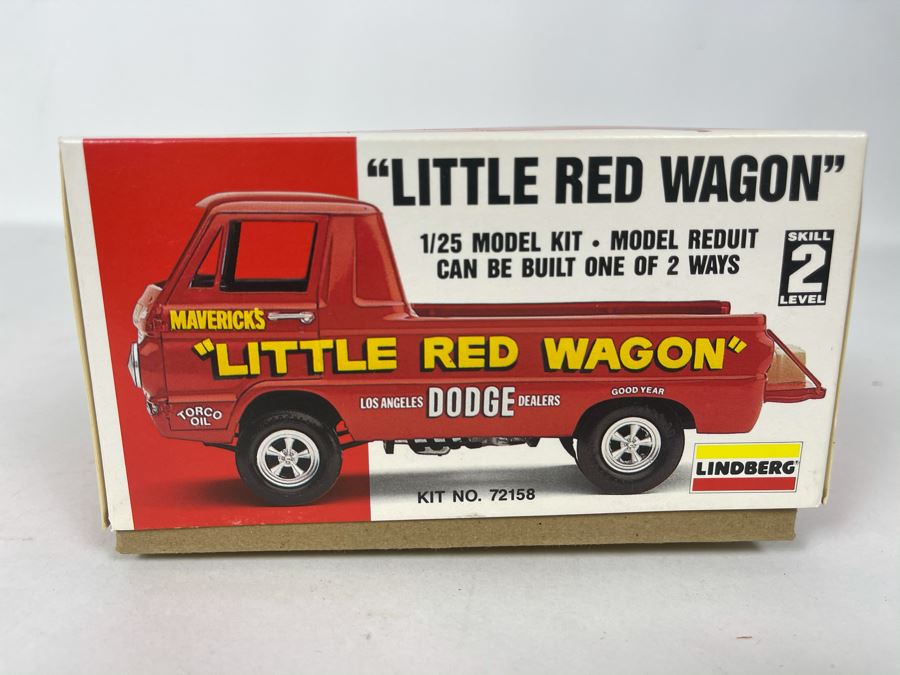Lindberg Little Red Wagon Car Model Kit 1993 [Photo 5]