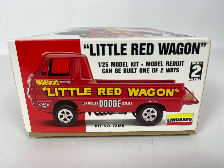 Lindberg Little Red Wagon Car Model Kit 1993 [Photo 3]