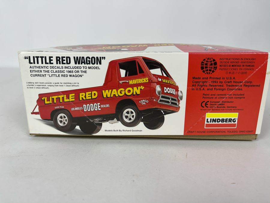 Lindberg Little Red Wagon Car Model Kit 1993 [Photo 4]
