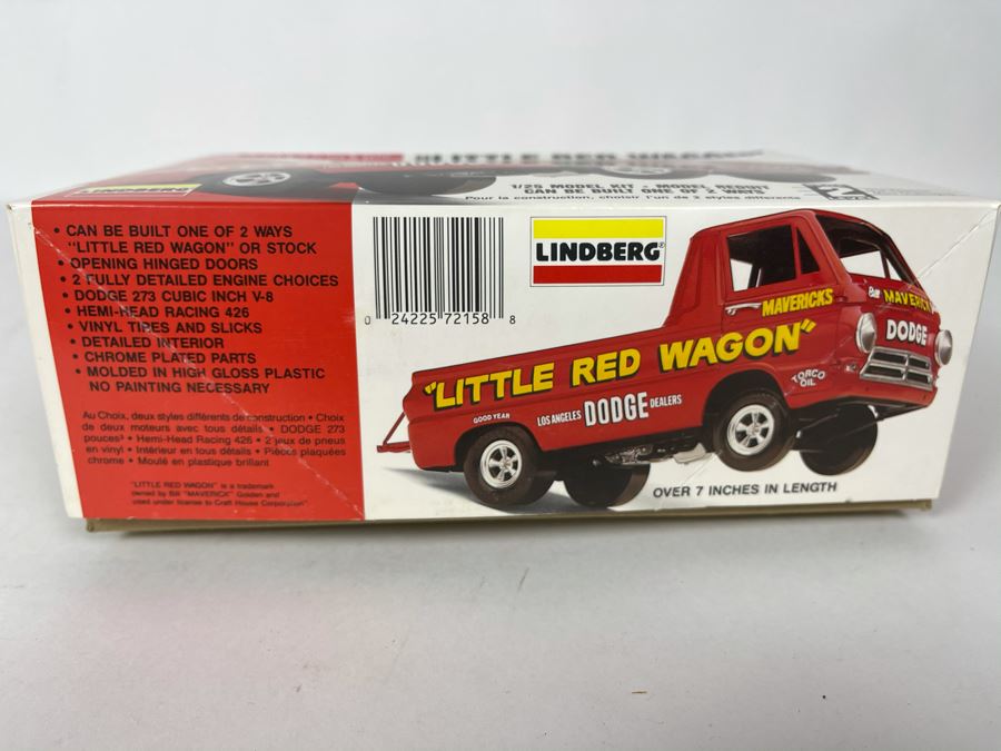 Lindberg Little Red Wagon Car Model Kit 1993 [Photo 2]