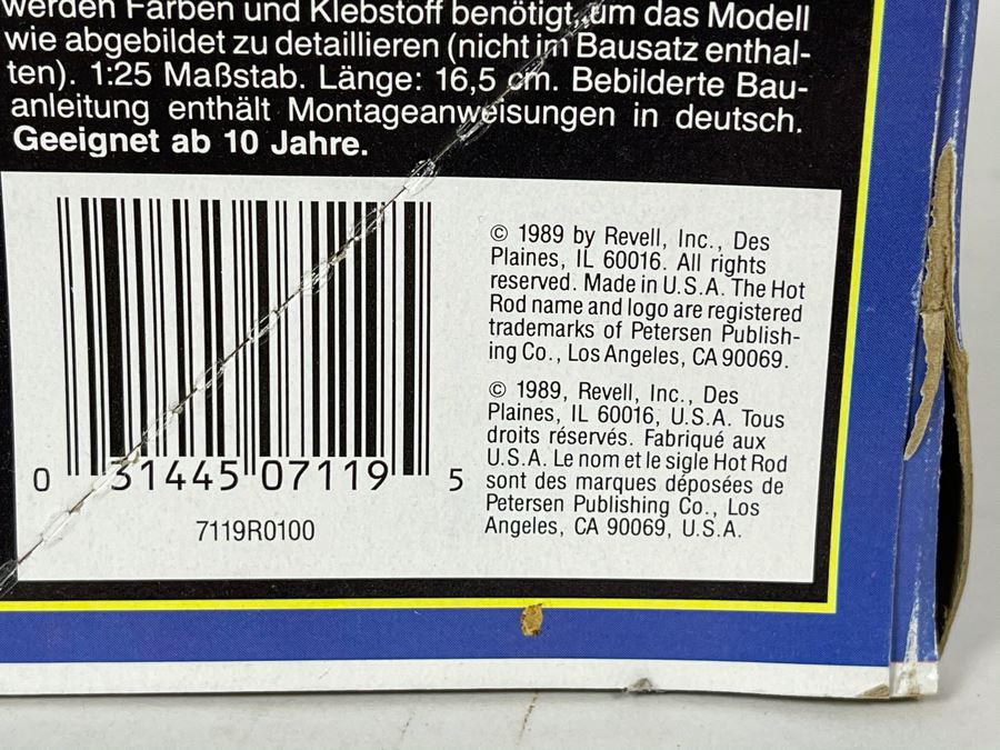 Revell Hot Rod Series Attempt I Record Car Model Kit 1989 [Photo 5]