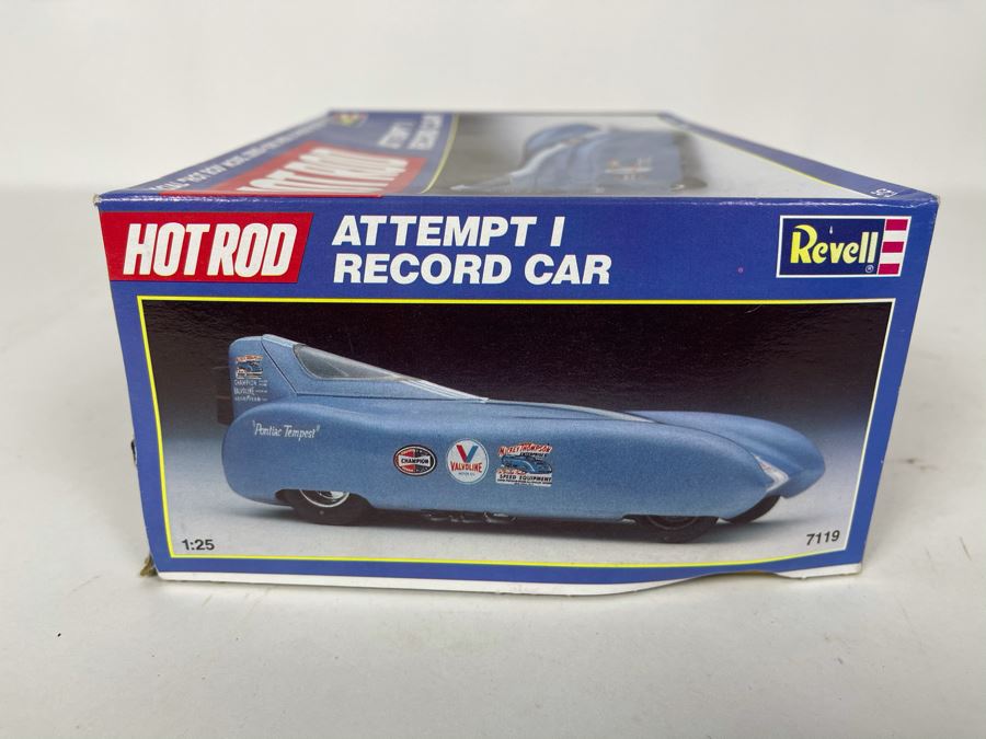 Revell Hot Rod Series Attempt I Record Car Model Kit 1989 [Photo 6]
