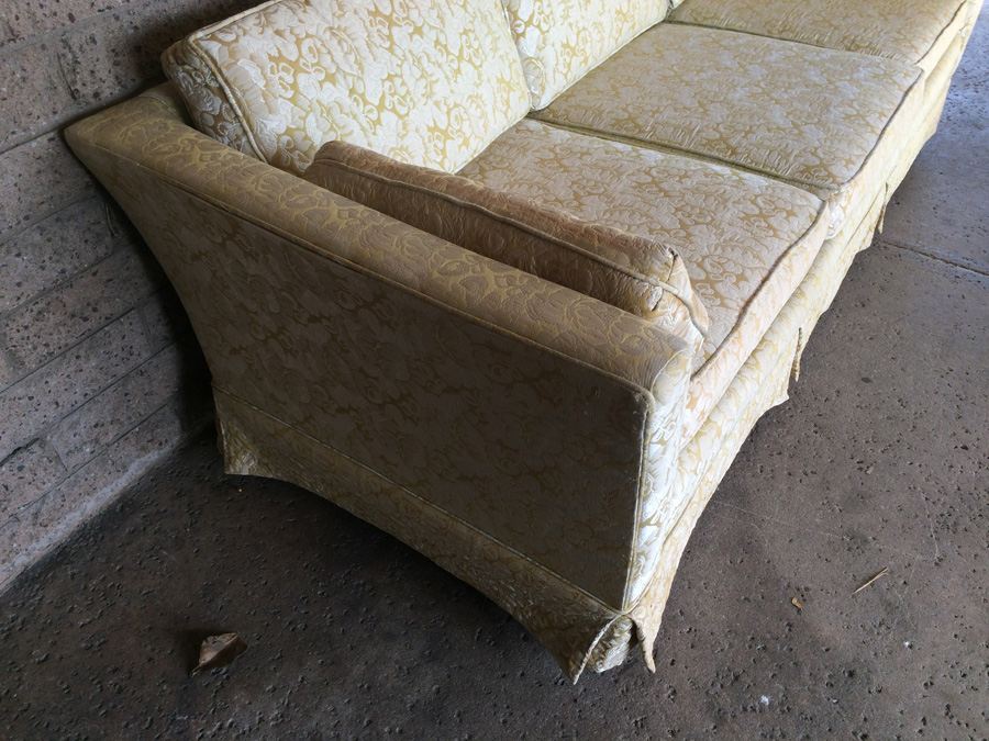 Mid-Century Yellow Sofa [Photo 2]