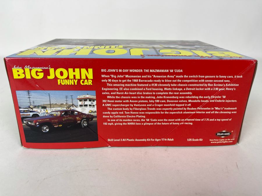 Polar Lights John Mazmanian's Big John Funny Car Car Model Kit [Photo 4]