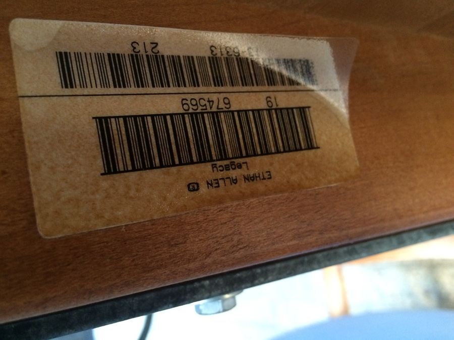 Ethan Allen Table with 4 Chairs and 2 Leaves [Photo 8]