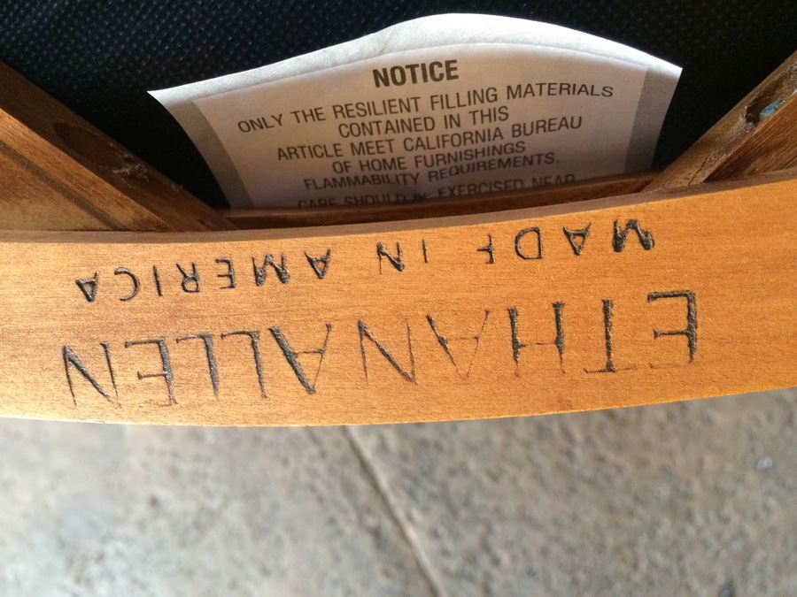 Ethan Allen Table with 4 Chairs and 2 Leaves [Photo 7]