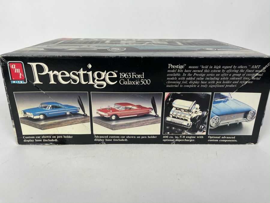 AMT Ertl Prestige 1963 Ford Galaxie 500 Car Model Kit 1987 [Photo 2]